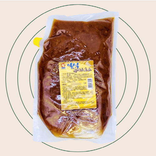 융진_일식_돈까스소스_2kg-프리미엄_돈가스소스_튀김요리_오무라이스_업소용_대용량-2